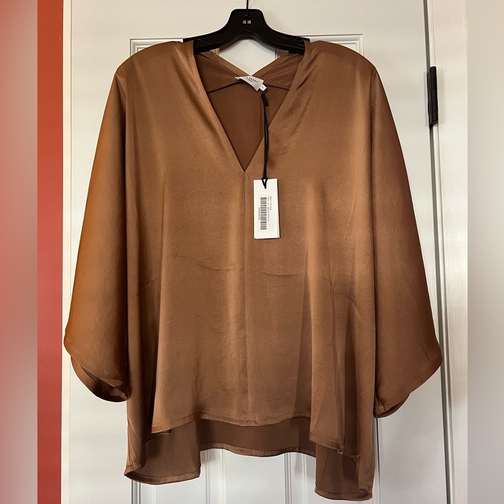 THE RESET SATIN V PULLOVER NWT XL